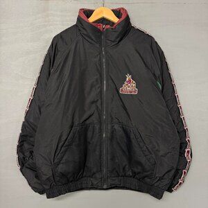 Vintage‎ Phoenix Coyotes Black Pro Player Zip Up Puffer Jacket XXL